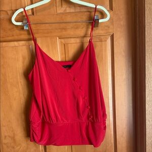 White House Black Market Red Camisole
